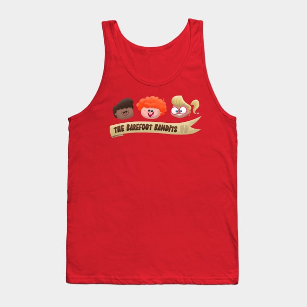 'The Barefoot Bandits' Banner Tank Top by mukpuddy